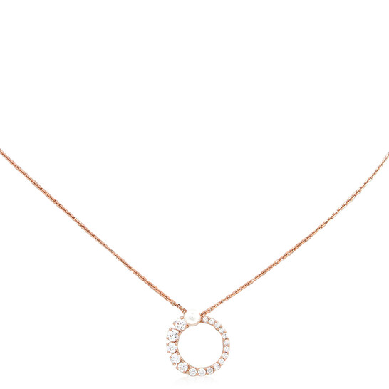 Swarovski Matrix Pendant Rose Gold Shiny White 5692265