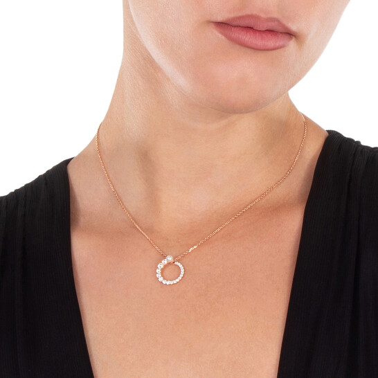 Swarovski Matrix Pendant Rose Gold Shiny White 5692265