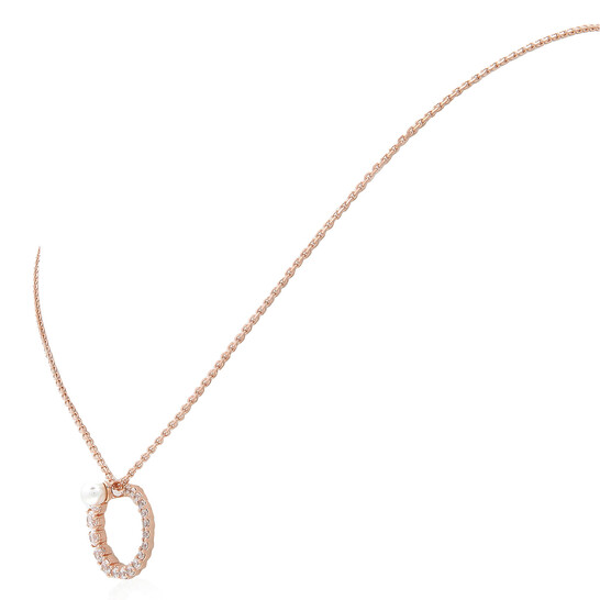 Swarovski Matrix Pendant Rose Gold Shiny White 5692265