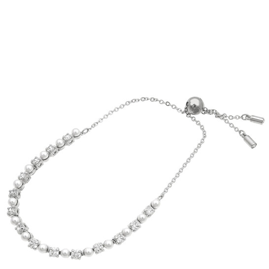Swarovski Matrix Soft Bracelet 3Mm Rhodium Shiny White Swarovski Matrix Soft Bracelet 3Mm Rhodium Shiny White