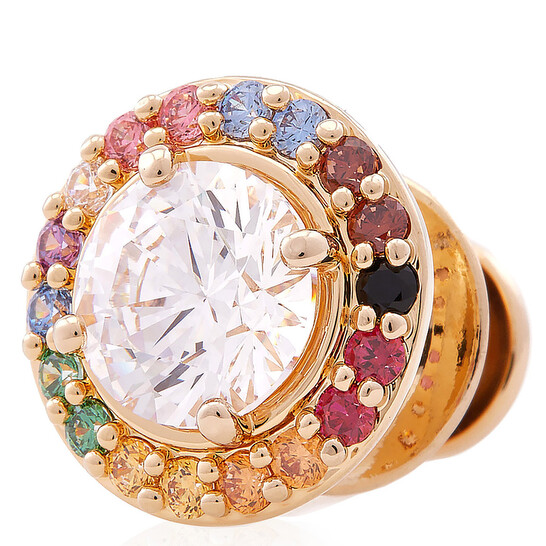 Swarovski Matrix Tack Pin Gold Shiny Multi 5685576 9009656855768