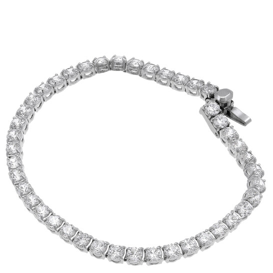 Swarovski Matrix Tennis Bracelet, Size L 5648938 - Jewelry, Matrix