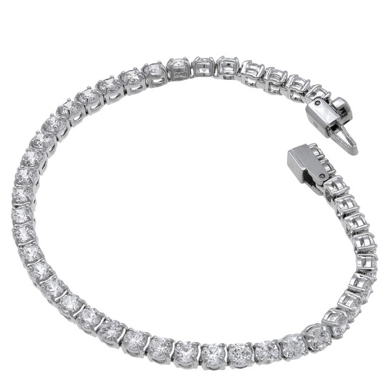 Swarovski Matrix Tennis Bracelet - 546x546 Image #4
