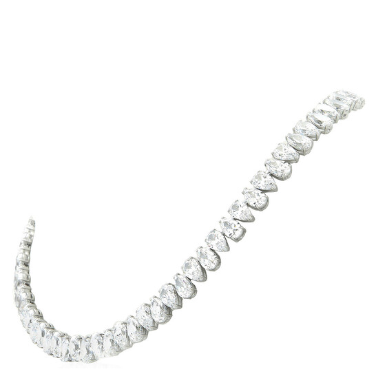 Swarovski Matrix Tennis Necklace - 546x546 Image #3