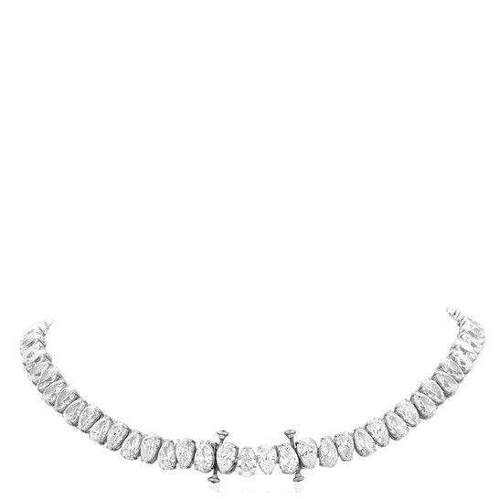 Swarovski Matrix Tennis Necklace - 546x546 Image #4