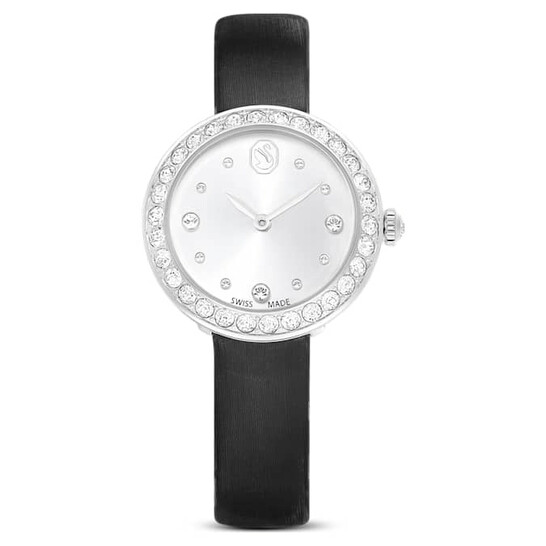 Swarovski シルバー クォーツ腕時計 Swarovski Matrix Tennis Quartz Crystal Silver Dial Ladies Watch