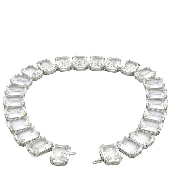 Swarovski Millenia Necklace, Octagon Cut Crystals, White