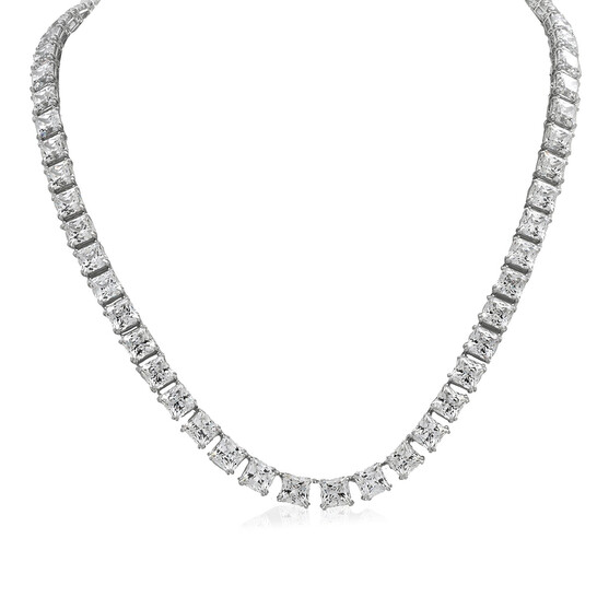 ネックレス・ペンダント SWAROVSKI Millenia necklace 5599153 Swarovski Millenia Necklace Square Cut Zirconia & Crystal