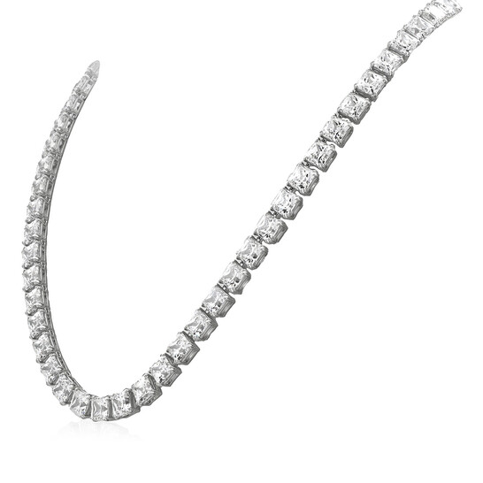 ネックレス・ペンダント SWAROVSKI Millenia necklace 5599153 Swarovski Millenia Necklace Square Cut Zirconia & Crystal