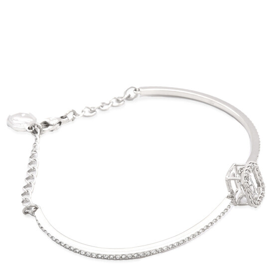 Swarovski Millenia White Rhodium Plated Octagon Cut Pave