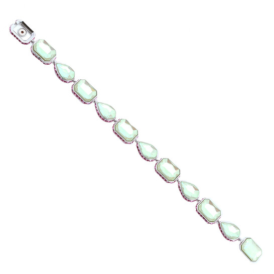 スワロフスキー Swarovski Orbita ブレスレット 5616383 Swarovski Orbita Mixed Cut CrystalsRhodium Plated Bracelet