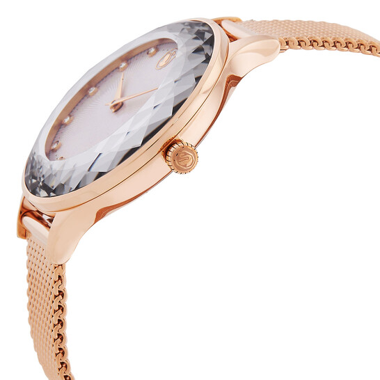 Swarovski Octea Nova Quartz Crystal Silver Dial Ladies Watch