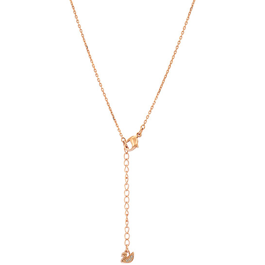Swarovski Pink Rose Gold-Tone Plated Pave Intertwined