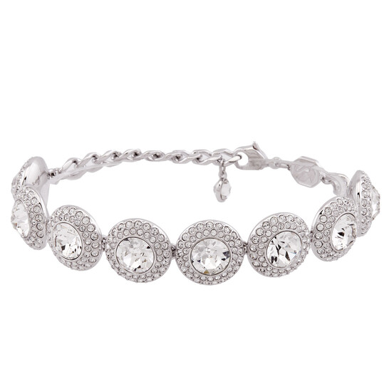Swarovski Rhodium Plated Una Angelic Bracelet 5735343 Jewelry