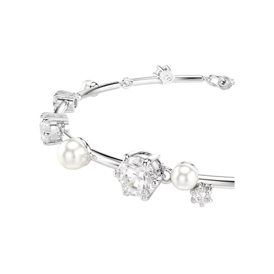 Swarovski Round Cut Constella Tennis Bracelet, Size Medium