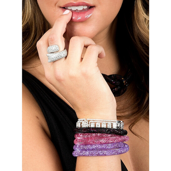 Swarovski Stardust Pink Double Bracelet Small 5139747-S