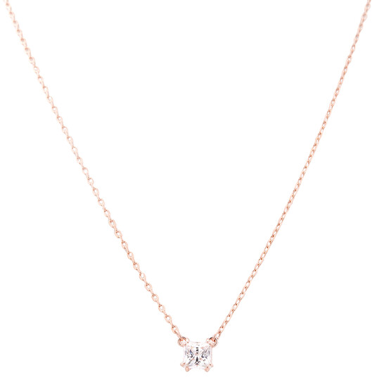 Swarovski Stilla Pendant Rose Gold Shiny White 5701904