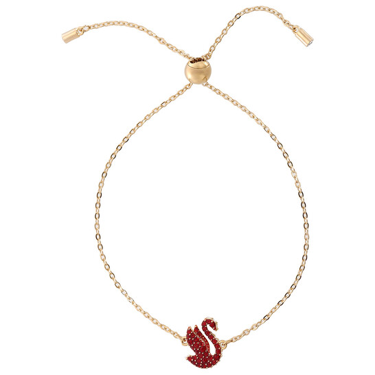 【SWAROVSKI】5656841 Swan Red Small Bracelet Swarovski Swan Bracelet 5656841 9009656568415 - Swarovski