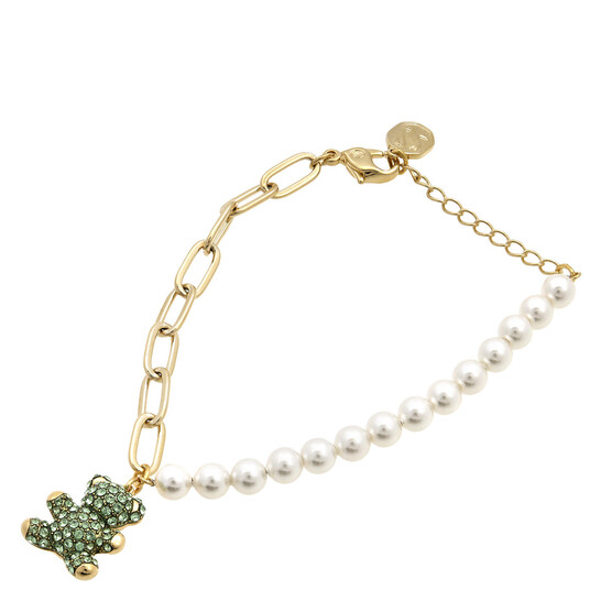 Swarovski Teddy Bear Motif Gold-Tone Bracelet 5669167 191453220203 ...