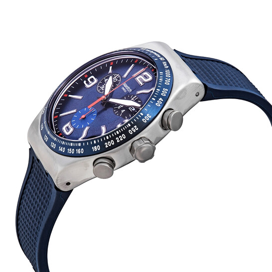 アナログ腕時計 SWATCH Swatch YVS454 IRONY BLUE GRID Chronograph Men's Ureth YVS454 - BLUE GRID - Swatch® United States