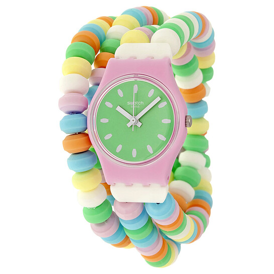 Swatch Caramellissima Green Dial Ladies Watch LP135B 0054362019002