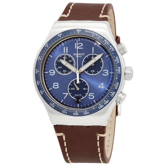 Swatch CASUAL BLUE Chronograph Quartz Blue Dial Men's Watch