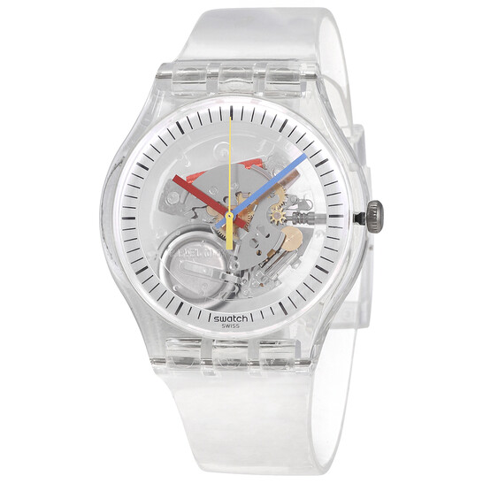 Swatch Clearly New Gent Quartz Men's Watch SO29K100