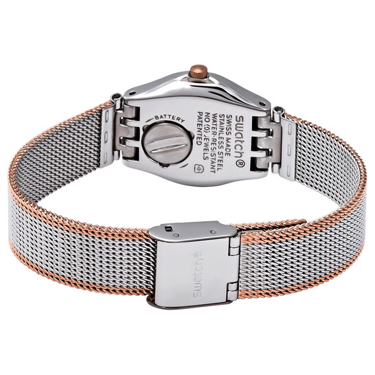 Swatch Full Silver Jacket Silver Dial Ladies Two Tone Watch YSS327M - 546x546 Image #3