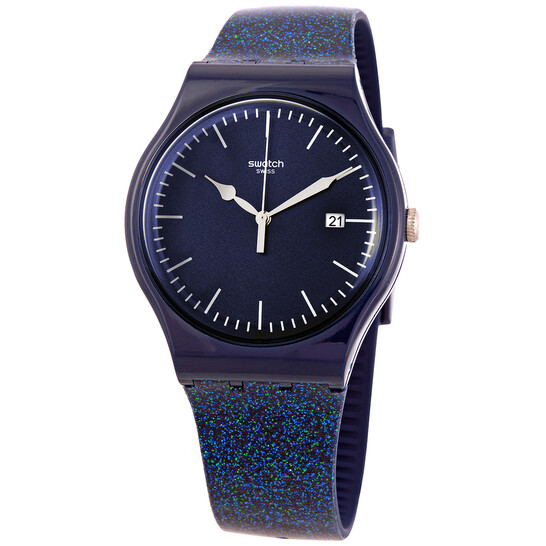 時計 Swatch Follow the Track SUIM401 Swatch Unisex Follow The Track Brown Dial Watch: Buy Online