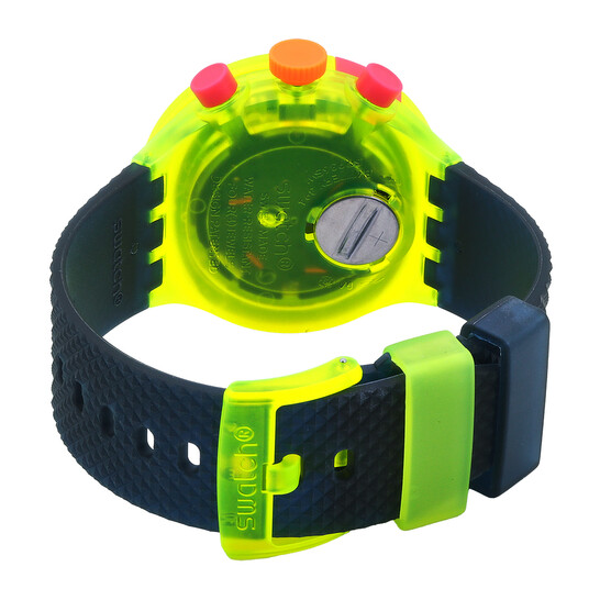 Swatch Neon To The Max Chronograph Quartz Blue Dial Unisex Watch