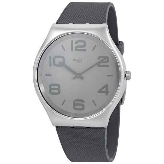 Swatch Night Trick Quartz Grey Dial Men's Watch SS07S110