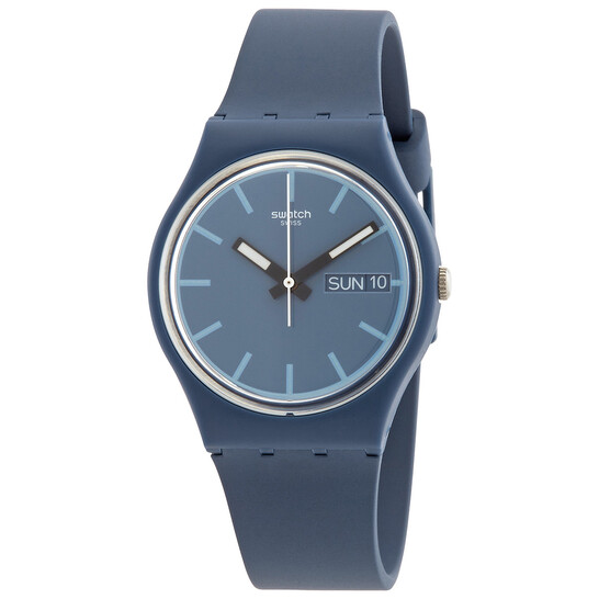 Blue Dial Swatch Skinwind Men's Swatch Watch Skin Irony Skin Suit