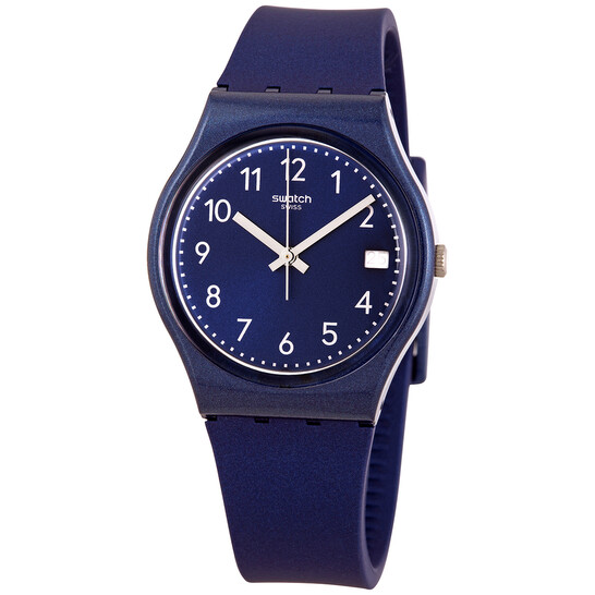 Swatch Silver in Blue Quartz Ladies Watch GN416  display picture 2