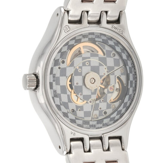 Swatch Sistem Tux Automatic Black Textured Dial Men's Watch