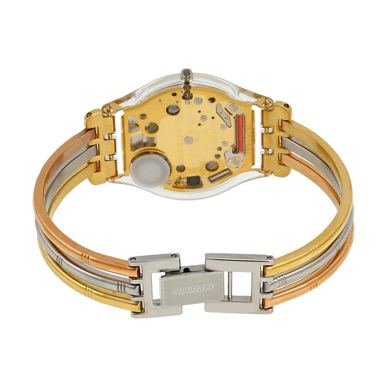 Swatch Skin Classic Tri-colored Stainless Steel Ladies Watch