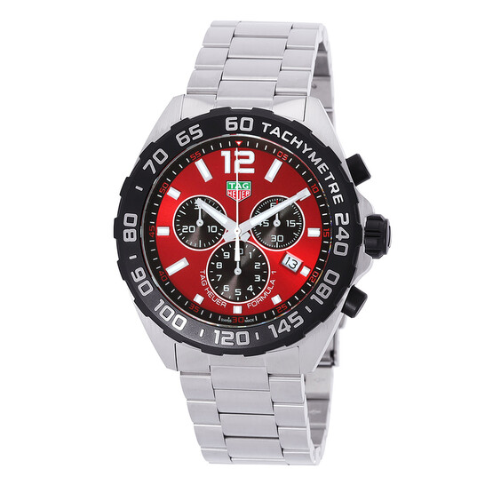Tag Heuer 43mm Formula 1 Red Chronograph Quartz Red Dial Men's Watch CAZ101AN.BA0842 Tag Heuer 43mm Formula 1 Red Chronograph Quartz Red Dial Men's Watch CAZ101AN.BA0842 - 546x546