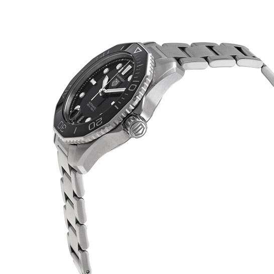 アナログ腕時計 TAG HEUER Aquaracer Black Dial Ladies Watch Tag Heuer Aquaracer Automatic Black Dial Ladies Watch