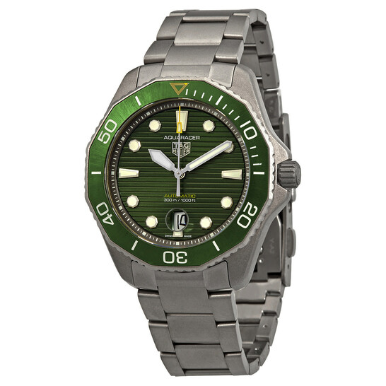 Tag Heuer Aquaracer Automatic Green Dial Men's Watch WBP208B