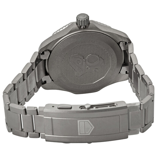 TAG Heuer Aquaracer 43 - WBP208B.BF0631 Calibre 5 Green Dial Titanium Strap – voilà.id