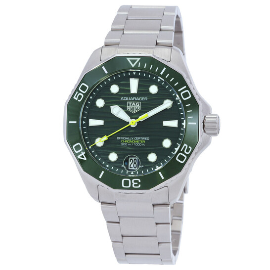 Tag Heuer Aquaracer Automatic Green Dial Men's Watch