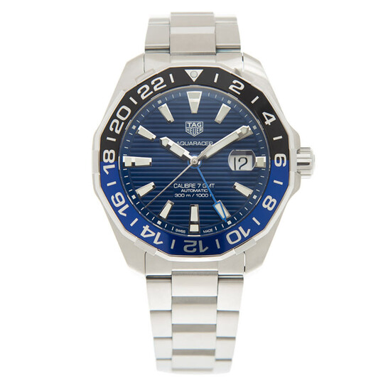 Tag Heuer Aquaracer GMT Automatic Blue Dial Men's Watch WAY201T