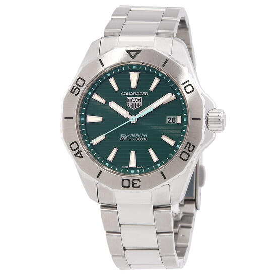 Tag Heuer Aquaracer Solargraph Green Quartz Men's Watch