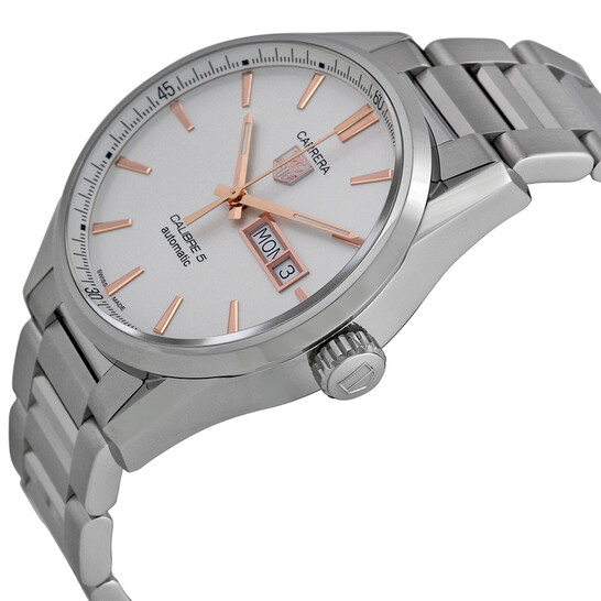 MONTRE TAG HEUER Carrera Calibre 5 WAR201A cadran noir automatique d