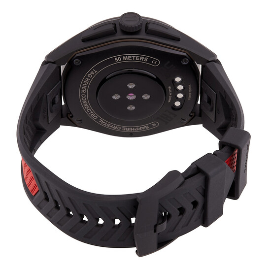 Tag Heuer Connected Quartz Analog-Digital Black Dial Men's Smart