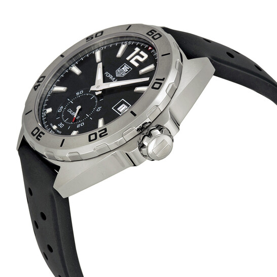 Tag Heuer Formula Calibre Automatic Black Dial Black Rubber