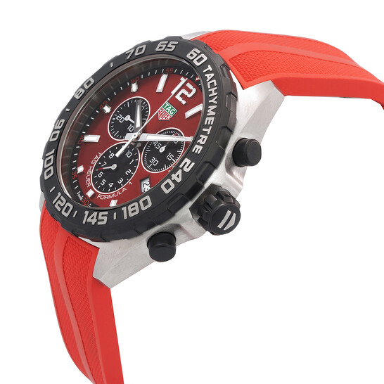 TAG HEUER FORMULA 1レッド CAH1112.BT0714 TAG Heuer Formula One F1 Chrono Quartz Mens Watch