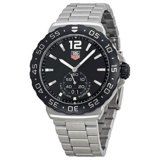 Tag Heuer Formula Grande Date Black Dial Stainless Steel Men's Watch 