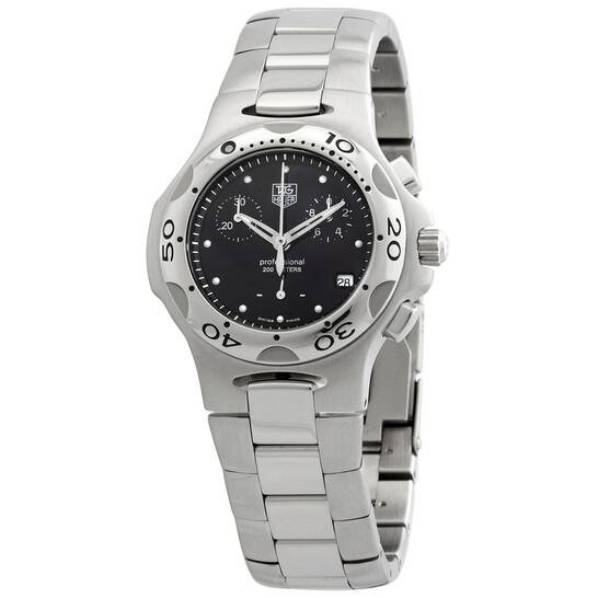 Tag Heuer Kirium Chronograph Quartz Black Dial Watch CL1212  display picture 1