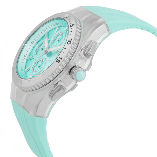 Technomarine Air Chronograph Quartz Aqua Blue Dial Men display picture 1