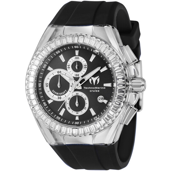 TechnoMarine Cruise Chronograph Black Dial Men's Watch TM-121149 - 546x546